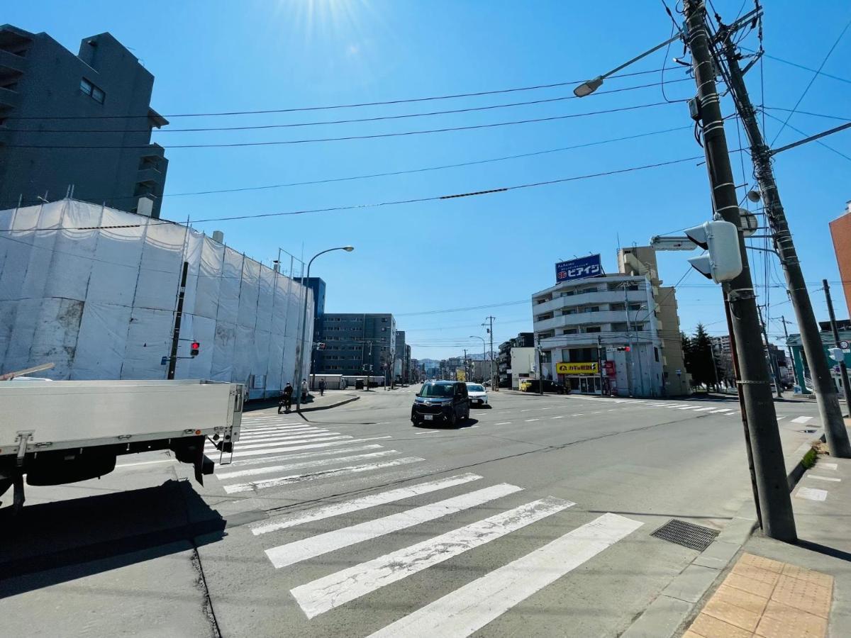 Toyohira観光や仕事に便利ｻｰﾋﾞｽｱﾊﾟｰﾄﾒﾝﾄ札幌さくら2-2小型犬滞在可能アパートメント エクステリア 写真